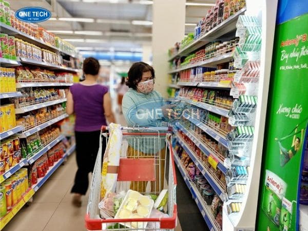 Mẫu xe đẩy siêu thị Quảng Ninh bán chạy