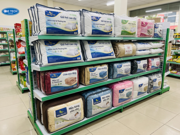 Vai trò của kệ để chăn ga gối đệm Quảng Ninh trong kinh doanh